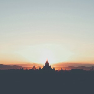 Sunset in Bagan